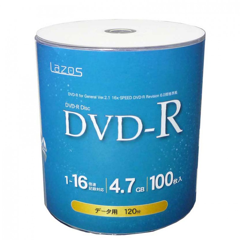 LA-D100P DVD-R ǡб(4.7GB/120min) 1-16® ۥ磻ȥץ󥿥֥(磻ɥץб) 100 ԥɥ륱